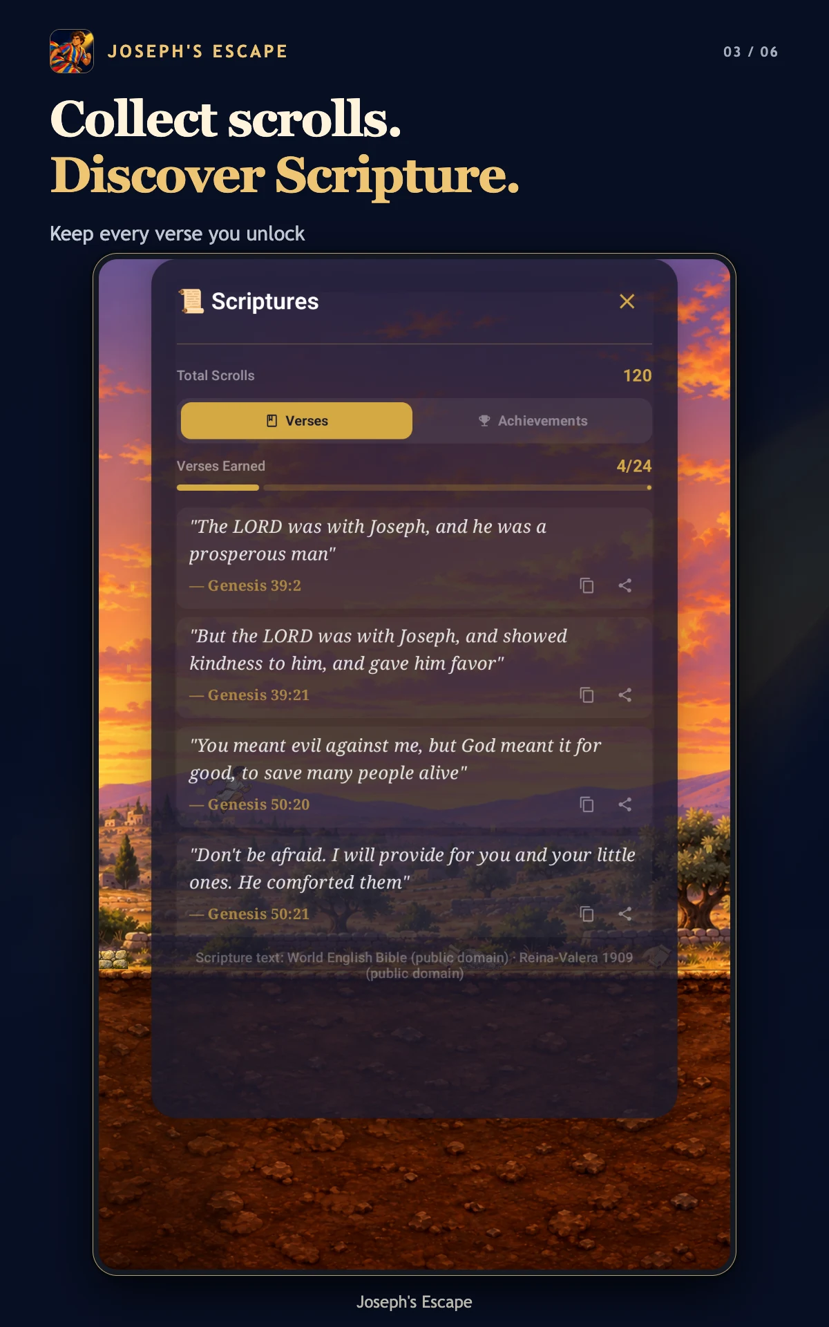 Joseph's Escape screenshot