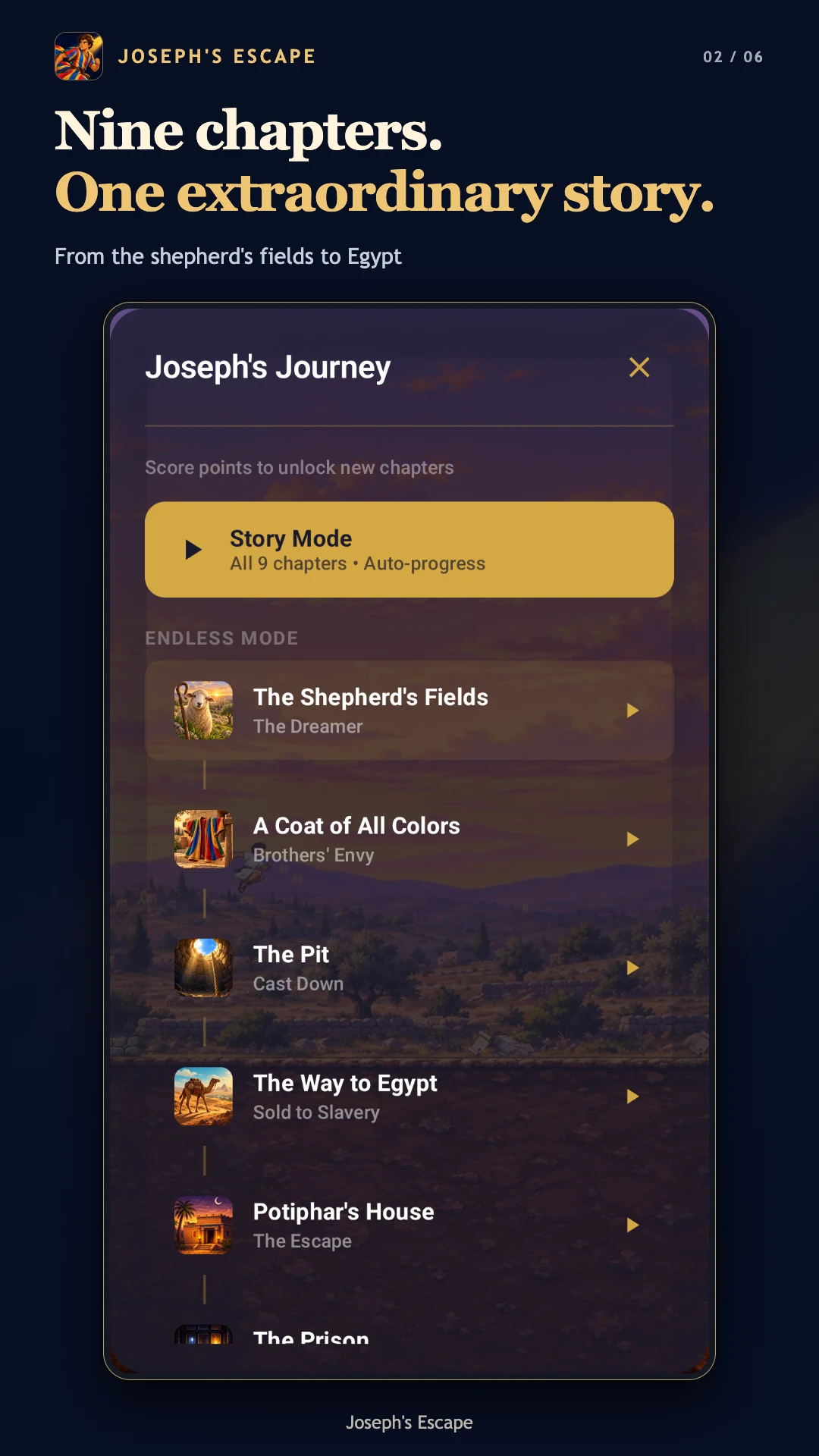 Joseph's Escape screenshot