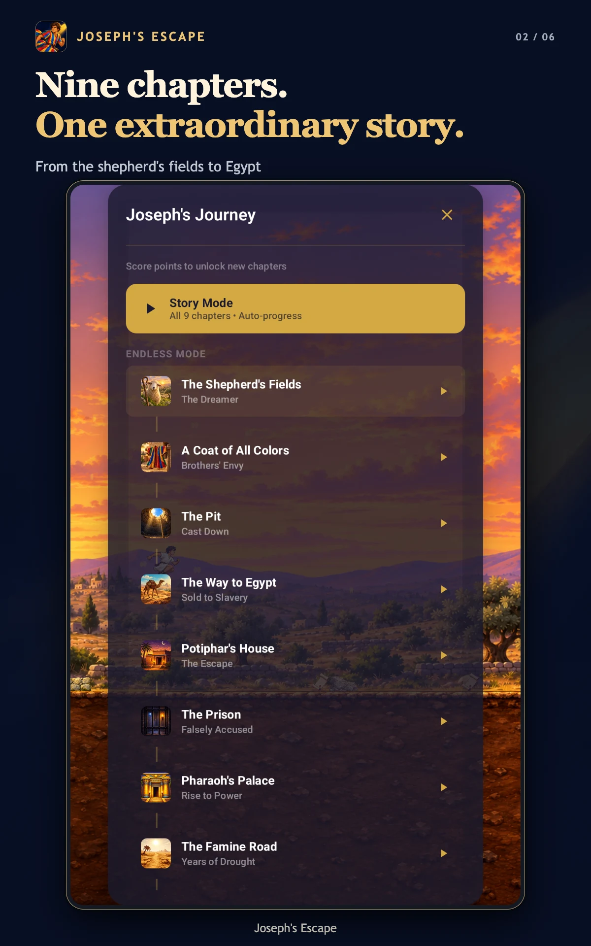 Joseph's Escape screenshot